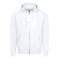 White 30 Year Old Gift | 30th Birthday Gift Ideas - Mens and Womens Zipper Hoodie - artisFamous