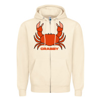 Sandshell crabby Zipper Hoodie - artisFamous