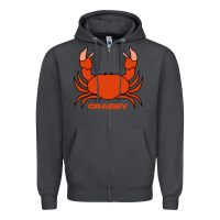 Smoke crabby Zipper Hoodie - artisFamous