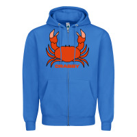 True Royal crabby Zipper Hoodie - artisFamous