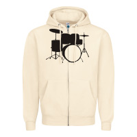 Sandshell drums drummer Zipper Hoodie - artisFamous