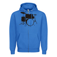 True Royal drums drummer Zipper Hoodie - artisFamous