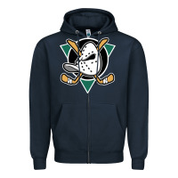 Navy ducks team Zipper Hoodie - artisFamous