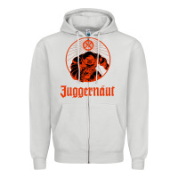 Dove Grey anesthetic juggernut Zipper Hoodie - artisFamous