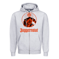 Heather Grey anesthetic juggernut Zipper Hoodie - artisFamous
