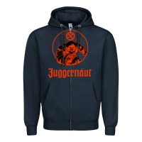 Navy anesthetic juggernut Zipper Hoodie - artisFamous