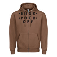 Chestnut e iigk pocr off Zipper Hoodie - artisFamous