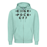 Seafoam e iigk pocr off Zipper Hoodie - artisFamous