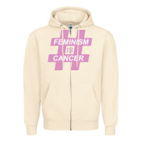 Sandshell feminism is cancer Zipper Hoodie - artisFamous