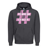 Smoke feminism is cancer Zipper Hoodie - artisFamous