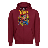 Burgundy x m.e.n ani.ma.ted series retro 90s t shirt Zipper Hoodie - artisFamous