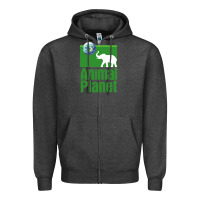 Charcoal Heather ANIMAL PLANET Zipper Hoodie - artisFamous