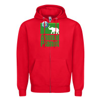 Red ANIMAL PLANET Zipper Hoodie - artisFamous