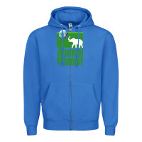 True Royal ANIMAL PLANET Zipper Hoodie - artisFamous