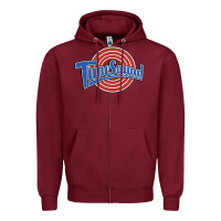 Burgundy squad tune Zipper Hoodie - artisFamous
