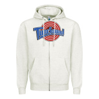 Oatmeal Heather squad tune Zipper Hoodie - artisFamous