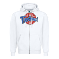 White squad tune Zipper Hoodie - artisFamous