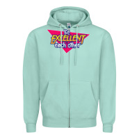 Seafoam be excellent to each other Zipper Hoodie - artisFamous