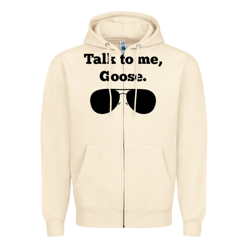 Talk To Me Goose Sunglasses Funny Zipper Hoodie by artisFamous | Teevron