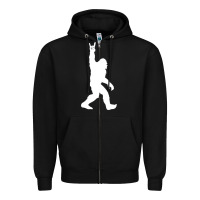 Black the mountain sasquatch Zipper Hoodie - artisFamous