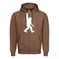 Chestnut the mountain sasquatch Zipper Hoodie - artisFamous