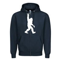 Navy the mountain sasquatch Zipper Hoodie - artisFamous