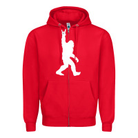 Red the mountain sasquatch Zipper Hoodie - artisFamous
