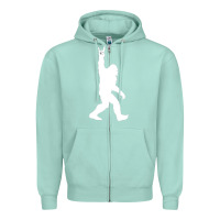 Seafoam the mountain sasquatch Zipper Hoodie - artisFamous