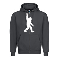 Smoke the mountain sasquatch Zipper Hoodie - artisFamous