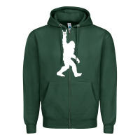 Sports Green the mountain sasquatch Zipper Hoodie - artisFamous