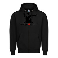 Black ridiculousness Zipper Hoodie - artisFamous