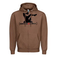 Chestnut ridiculousness Zipper Hoodie - artisFamous