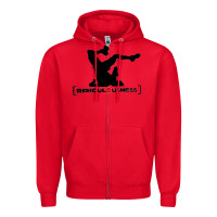 Red ridiculousness Zipper Hoodie - artisFamous