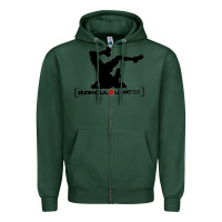 Sports Green ridiculousness Zipper Hoodie - artisFamous