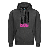 Charcoal Heather beautiful badass american Zipper Hoodie - artisFamous