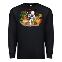 Black Fall baby cow Premium Sweatshirt - RanaPortraitStore