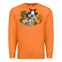 Carrot Fall baby cow Premium Sweatshirt - RanaPortraitStore