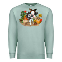 Seafoam Fall baby cow Premium Sweatshirt - RanaPortraitStore