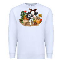 White Fall baby cow Premium Sweatshirt - RanaPortraitStore