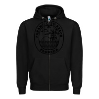 Black panama city beach florida Zipper Hoodie - artisFamous