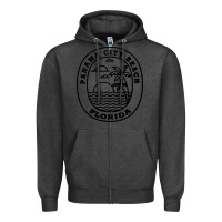 Charcoal Heather panama city beach florida Zipper Hoodie - artisFamous
