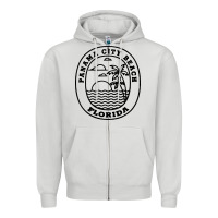 Dove Grey panama city beach florida Zipper Hoodie - artisFamous