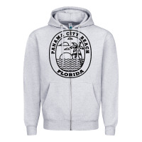 Heather Grey panama city beach florida Zipper Hoodie - artisFamous