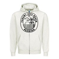 Oatmeal Heather panama city beach florida Zipper Hoodie - artisFamous