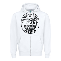 White panama city beach florida Zipper Hoodie - artisFamous