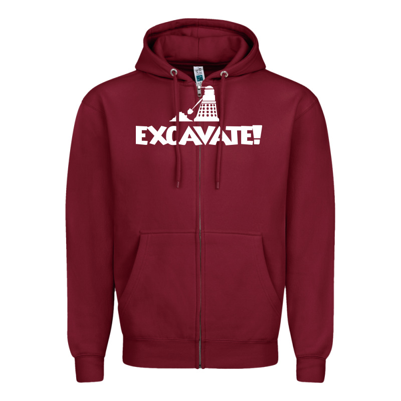Excavate Funny Zipper Hoodie by artisFamous | Teevron