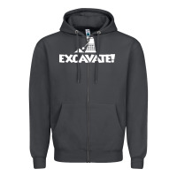 Smoke excavate funny Zipper Hoodie - artisFamous