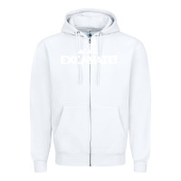 White excavate funny Zipper Hoodie - artisFamous