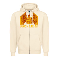 Sandshell shiva hinduism modular synthesizer synth Zipper Hoodie - artisFamous