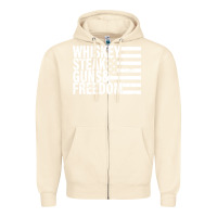 Sandshell whiskey steak guns freedom Zipper Hoodie - artisFamous